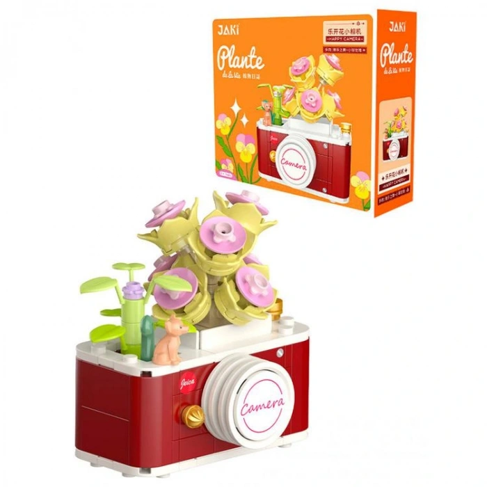 VAGONLIFE JAKI JK2715 BİTKİ GÜNLÜĞÜ KÜÇÜK KAMERA 160 PARÇA BLOCK OYUNCAK 8+