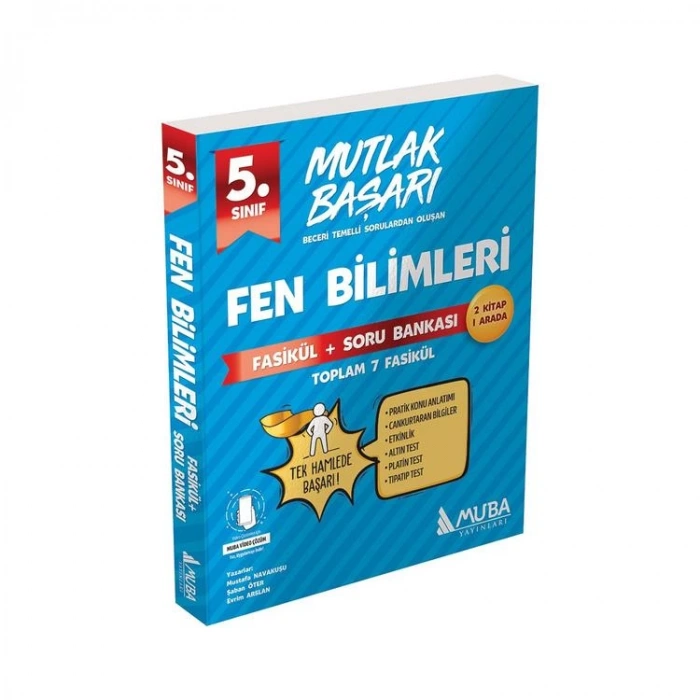 MUBA 5. FEN BİLİMLERİ MUTLAK BAŞARI FASİKÜL+ SORU BANKASI