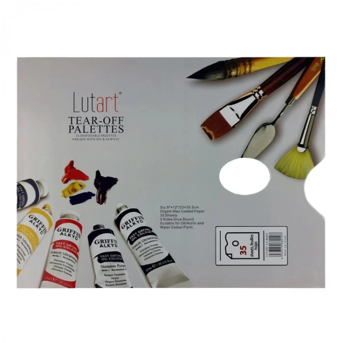 LUTART LP-B6601  KAĞIT PALET 23X30.5 cm 35 YAPRAK