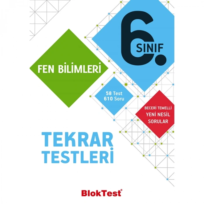 TUDEM 6. SINIF BLOKTEST FEN BİLİMLERİ TEKRAR TESTLERİ