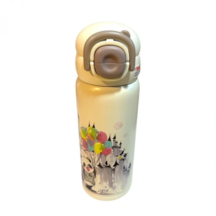 VAGONLİFE DILLER  ÇELİK PİPETLİ / PİPETSİZ KULLANIM EL ASKILI MATARA/TERMOS D9252 600ML