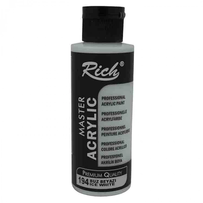 RİCH AKR-120-194 AKRİLİK BOYA 120 CC BUZ BEYAZI