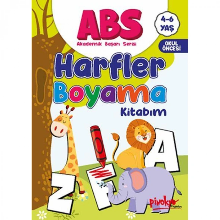 ABS 4-6 YAŞ HARFLER BOYAMA KİTABIM