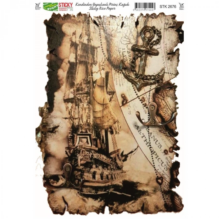 RİCH STK2676 KENDİNDEN YAPIŞKANLI STİCKY PİRİNÇ KAĞIDI