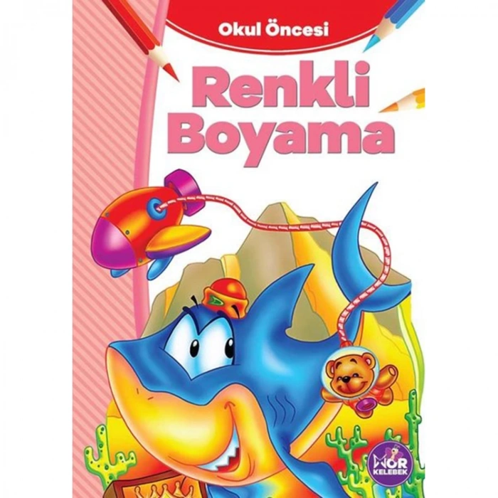 MOR KELEBEK - OKUL ÖNCESİ RENKLİ BOYAMA