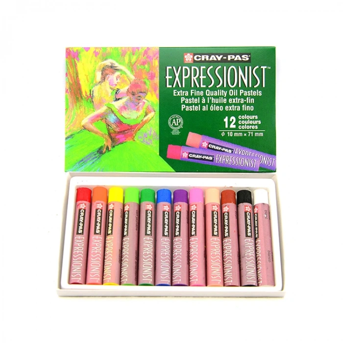 SAKURA CRAY-PAS EXPRESSIONIST SOFT YAĞLI PASTEL BOYA 12Lİ