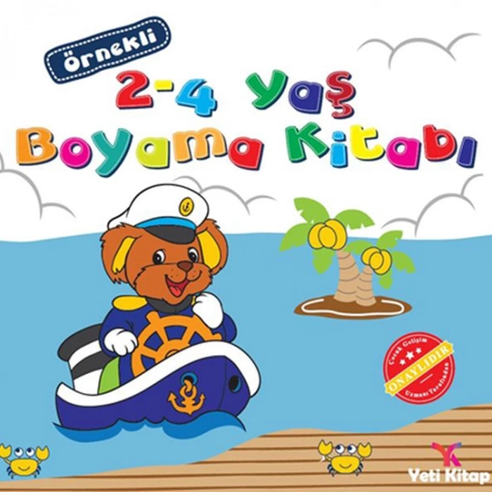 YETİ - ÖRNEKLİ BOYAMA KİTABI 2 - 4 YAŞ