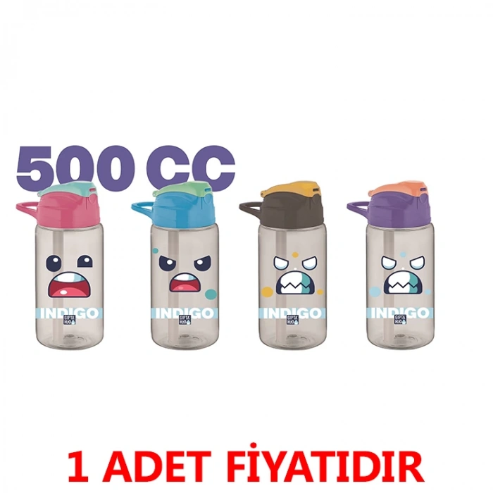 GIPTA INDIGO TRITAN PİPETLİ MATARA 500cc