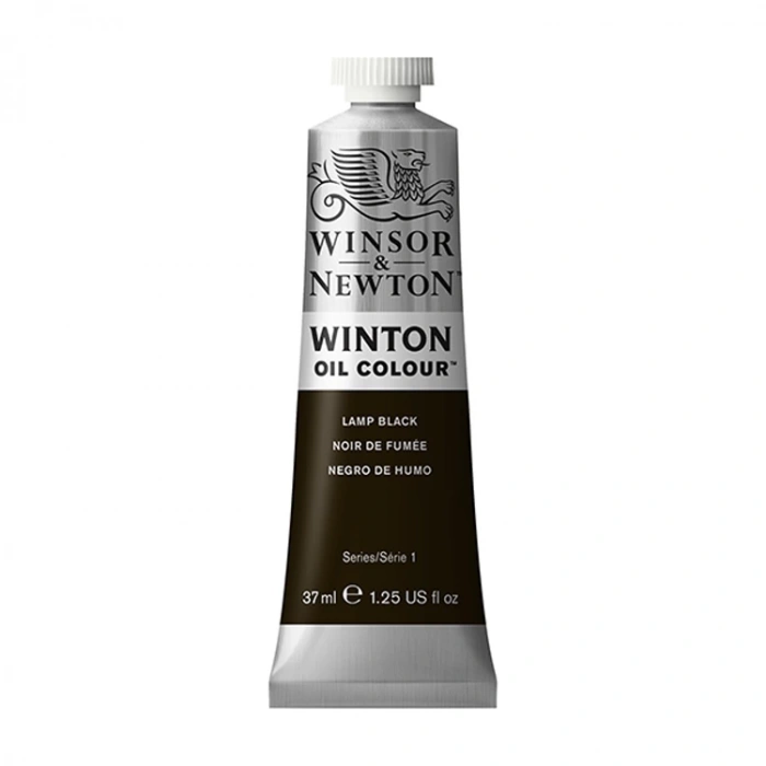 WINSOR & NEWTON WINTON YAĞLI BOYA 37 ML LAMP BLACK-1414337