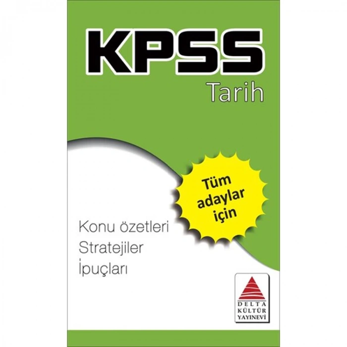DELTA KÜLTÜR KPSS TARİH STRATEJİ KARTLARI