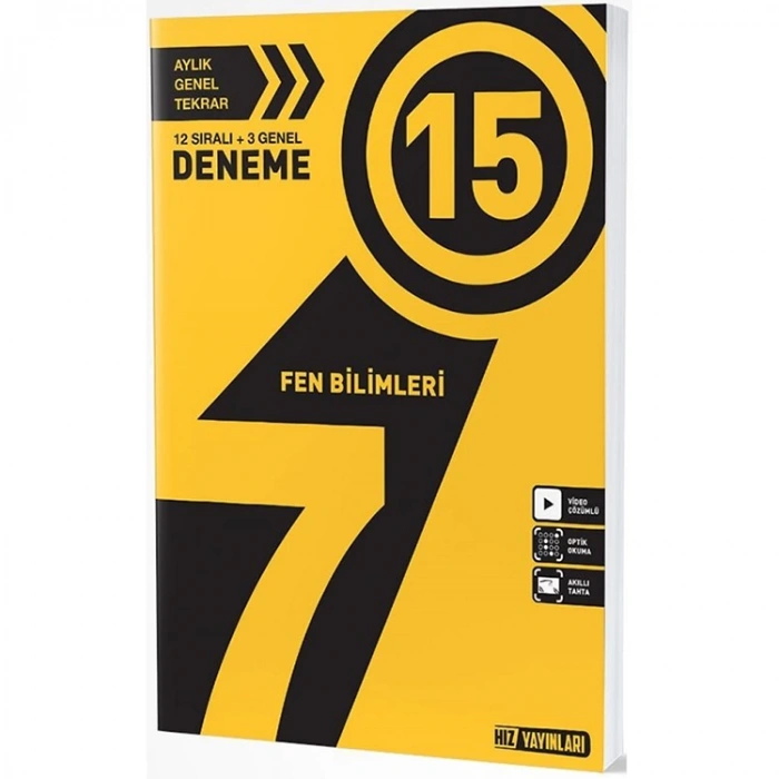 HIZ 7. SINIF FEN BİLİMLERİ 15Lİ DENEME