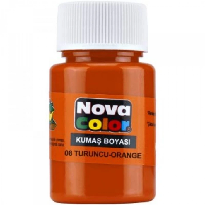 NOVA COLOR TURUNCU 30 CC ŞİŞE KUMAŞ BOYASI