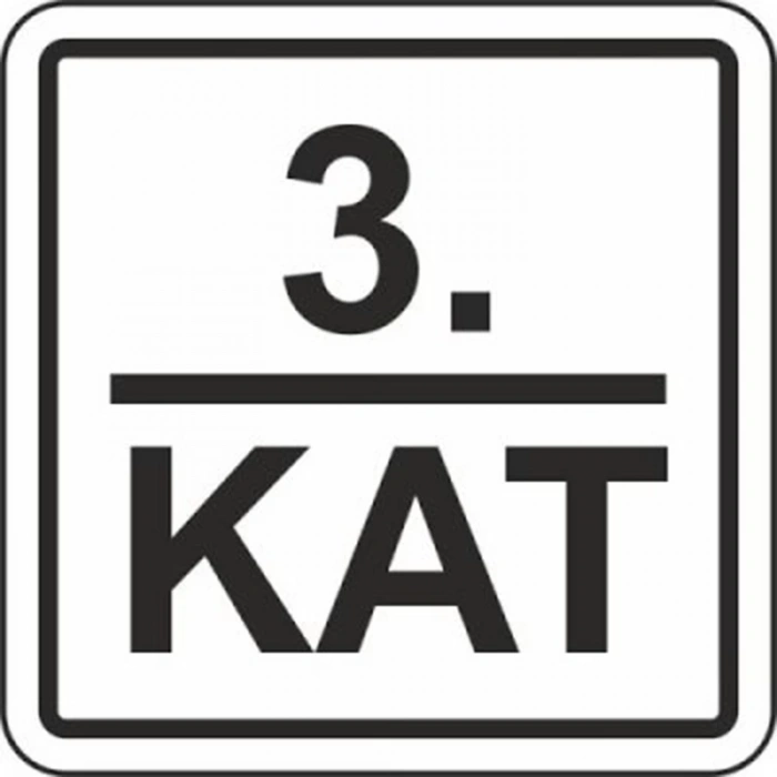 EKSTRAFİX 228 YÖNLENDİRME/UYARI LEVHASI 12x12cm  3. KAT