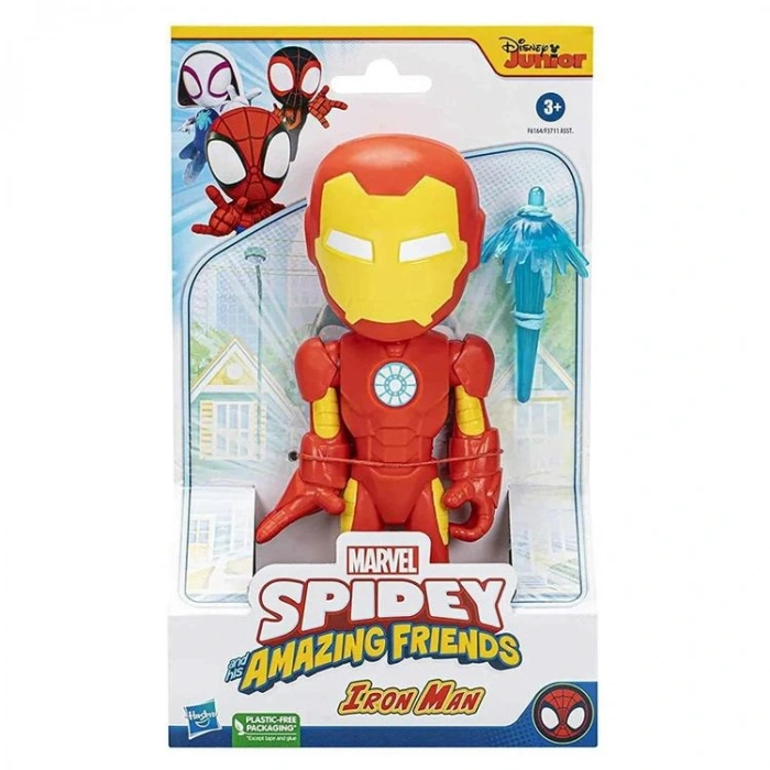 HASBRO SPIDER MAN F3711/6164 SPIDEY HIS AMAZING FRIENDS IRON MAN DEV FİGÜR 3+