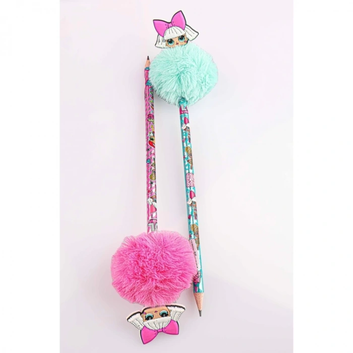 L.O.L YÜZ FİGÜRLÜ PONPONLU KURŞUN KALEM 521100