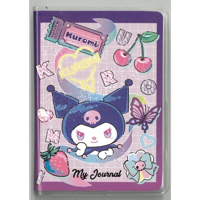 VICTORIAS JOURNALS 525-2002 MİNİ JOURNAL KUROMİ A6 80 GR. PVC KILIFLI KARTON KAPAK 128 SAYFA ÇİZGİLİ NOT DEFTER