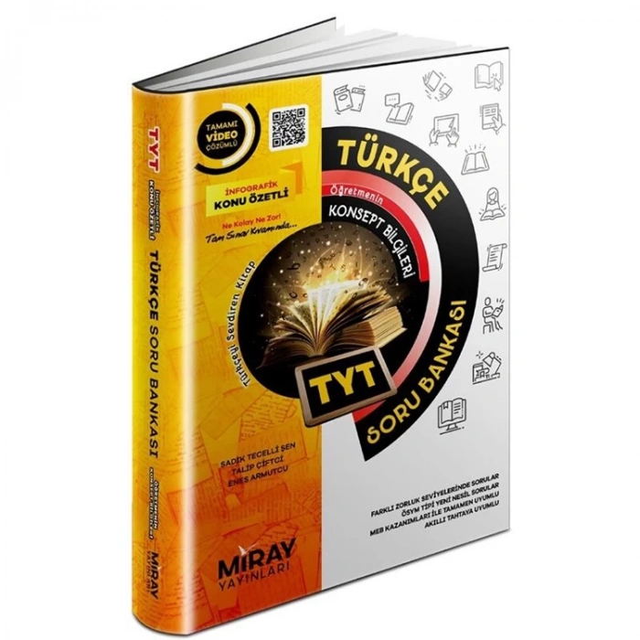 MİRAY YAYINLARI TYT TÜRKÇE İNFOGRAFİK KONU ÖZETLİ SORU BANKASI