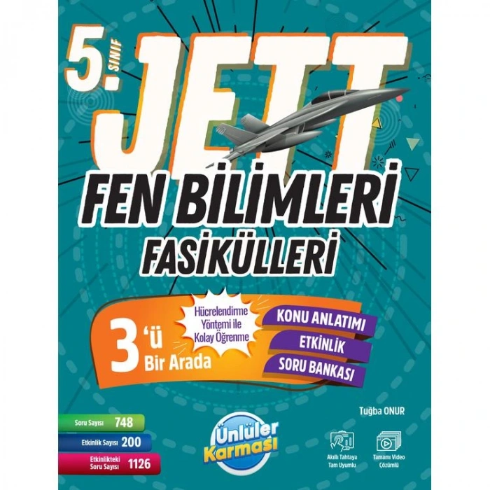 ÜNLÜLER KARMASI 5. SINIF JETT FEN BİLİMLERİ FASİKÜLLERİ
