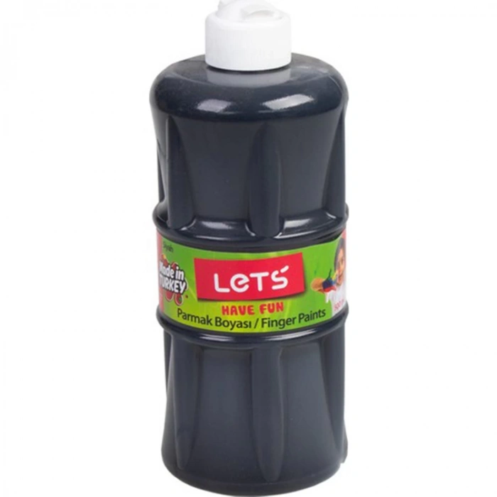LETS PARMAK BOYASI SİYAH 250 ML L-5609