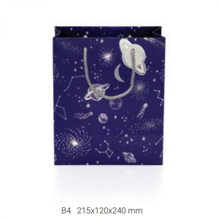 GIPTA B4 COSMIC HEDİYELİK KARTON ÇANTA BG7013