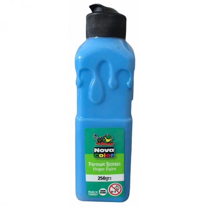 NOVA COLOR NC-443 PARMAK BOYASI 250 GR MAVİ
