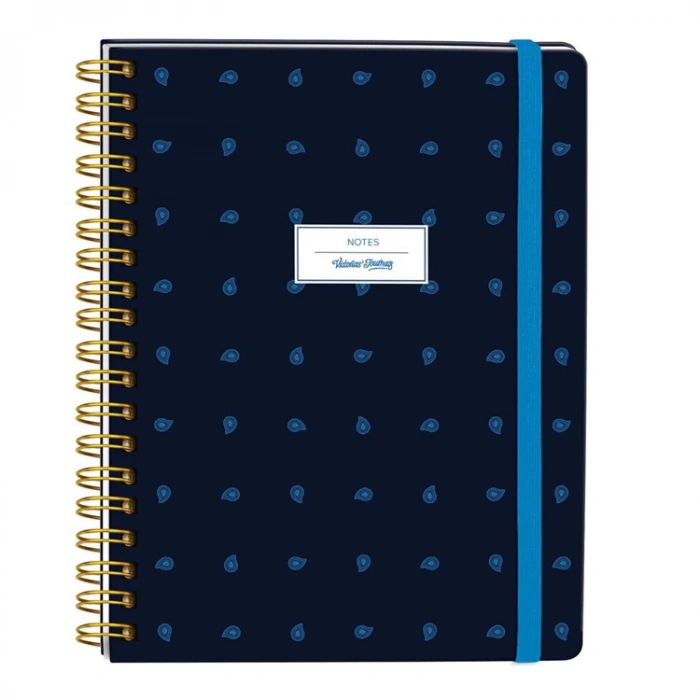 VICTORIAS JOURNALS 0072 NOTES 17x24cm SPİRALLİ SERT KAPAK 90gr. 96YP. ÇİZGİLİ DEFTER