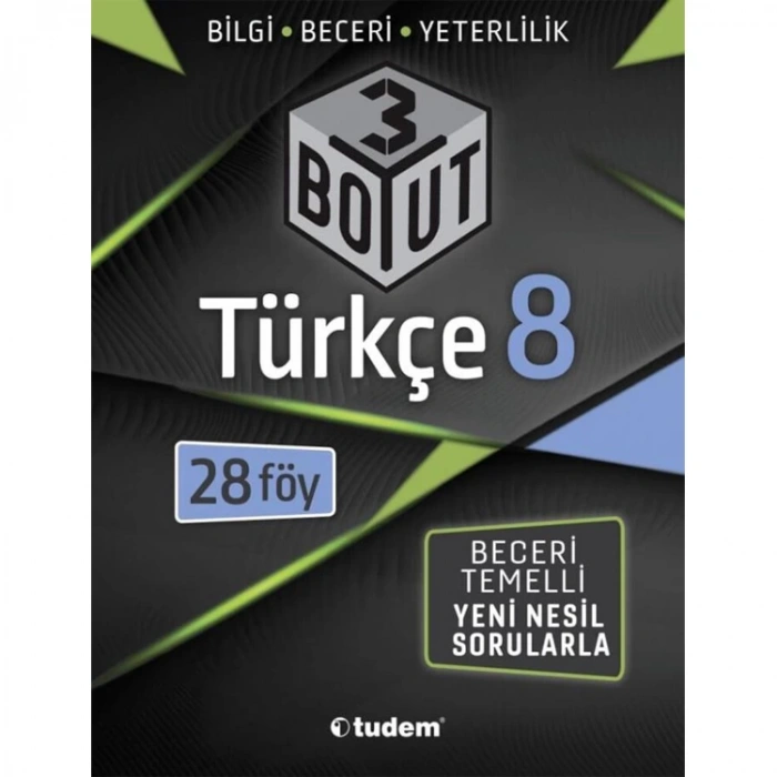 TUDEM 8.SINIF TÜRKÇE 3 BOYUT
