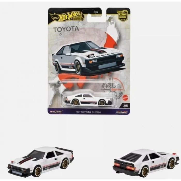 HOT WHEELS PREMIUM FPY86/HRV97 CAR CULTURE 82 TOYOTA SUPRA METAL ARABA