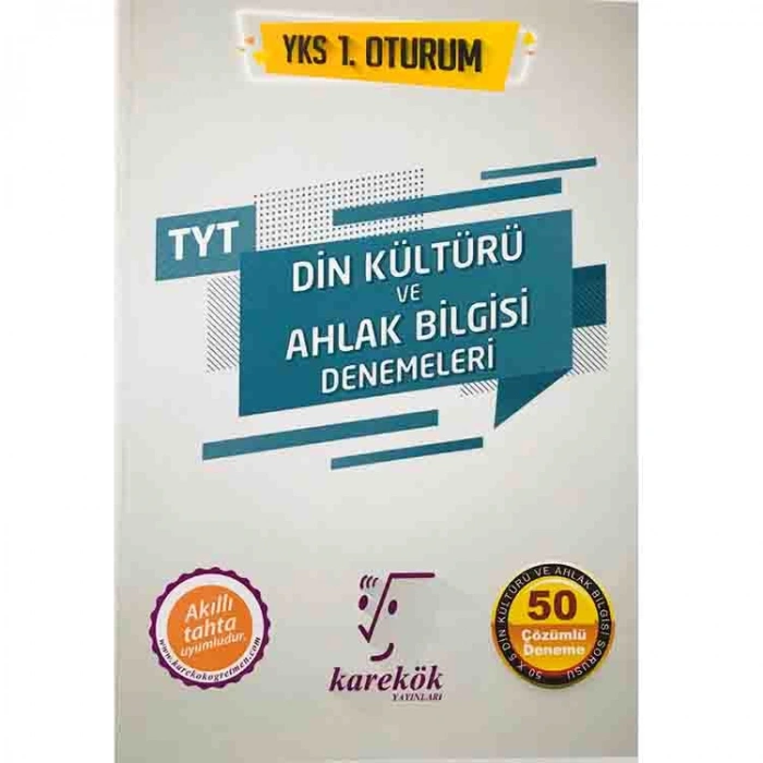 KAREKÖK TYT DİN KÜLTÜRÜ VE AHLAK BİLGİSİ 50 ÇÖZÜMLÜ DENEME 1. OTURUM