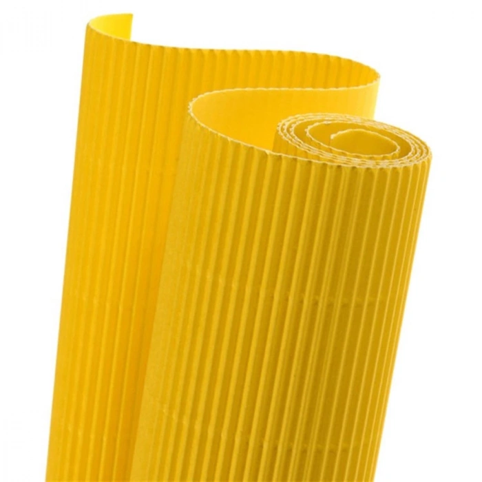 FİMA LETS OLUKLU MUKAVVA CANLI RENKLER 50x70 cm RULO - SARI