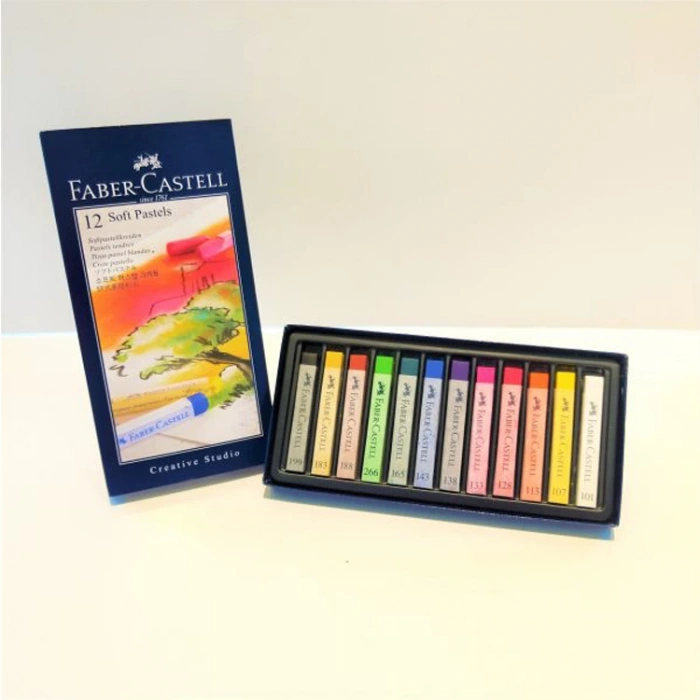 FABER CASTELL 128312 CREATİVE TOZ PASTEL BOYA 12 RENK