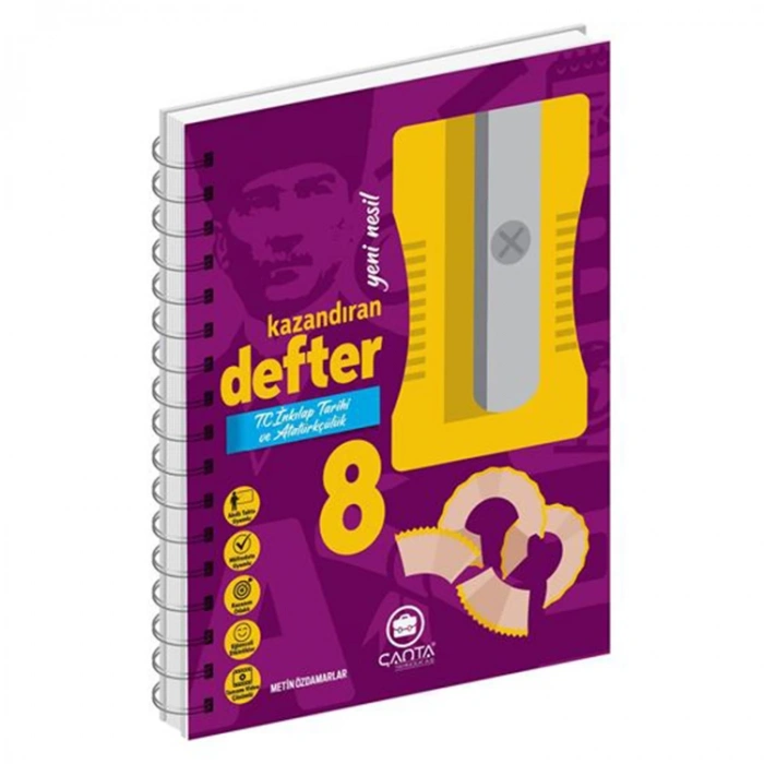 ÇANTA 8. SINIF T.C İNKILAP TARİHİ VE ATATÜRKÇÜLÜK KAZANDIRAN DEFTER