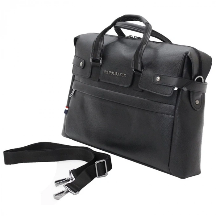 U.S POLO PLEVR21570 EVRAK ÇANTASI ORTA BOY SİYAH