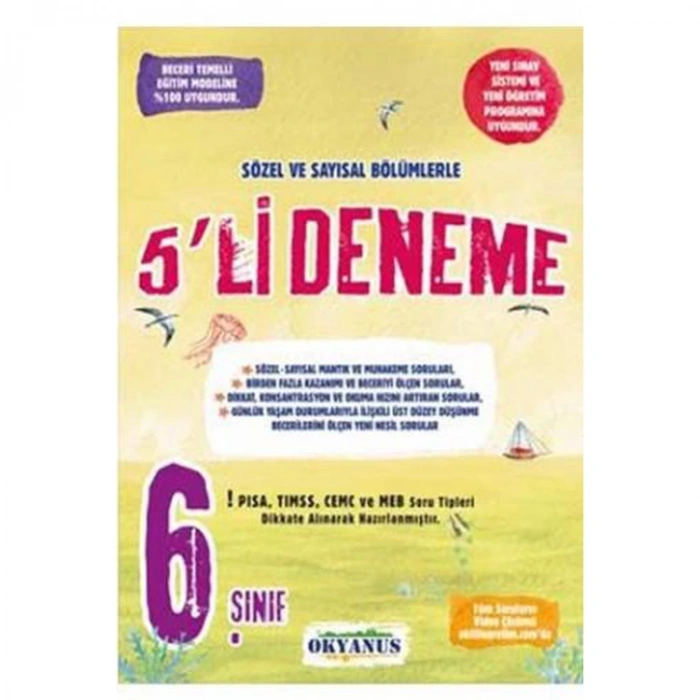 OKYANUS 6. SINIF 5Lİ DENEME