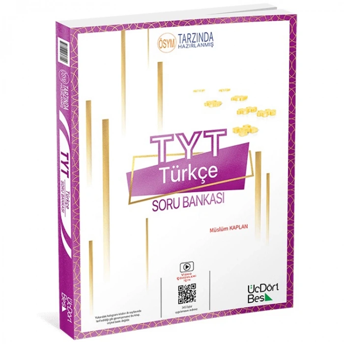 ÜÇDÖRTBEŞ TYT TÜRKÇE SORU BANKASI