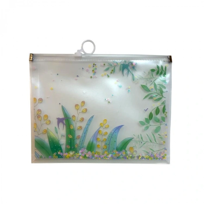 SÜDOR SB35 PULLU/SİMLİ DESENLİ FERMUARLI A5 DOSYA  - TEKLİ