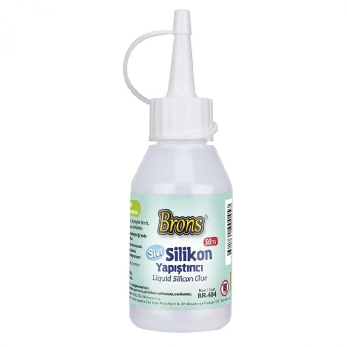 BRONS BR-404 SIVI SİLİKON YAPIŞTIRICI 50 ML