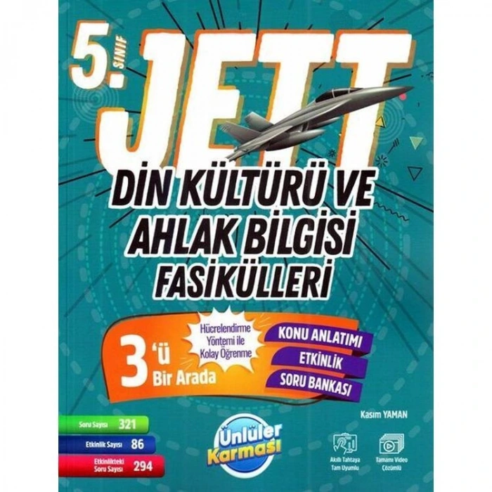 ÜNLÜLER KARMASI 5. SINIF JETT DİN KÜLTÜRÜ VE AHLAK BİLGİSİ FASİKÜLLERİ