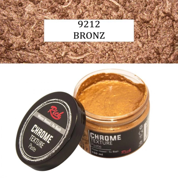 RİCH CRM-TTP-9212 CHROME TEXTURE PASTE  9212 BRONZ