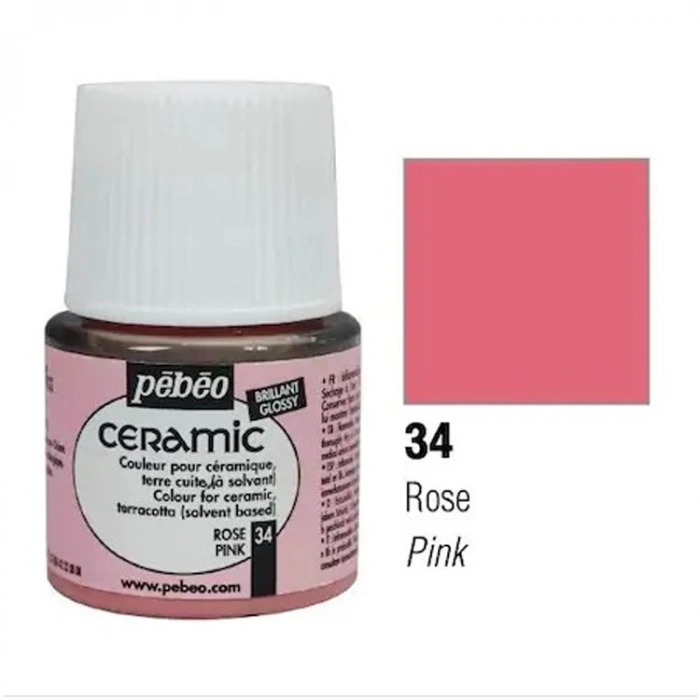 PEBEO 025-34 SERAMİK BOYASI 45 ML ŞİŞE PİNK