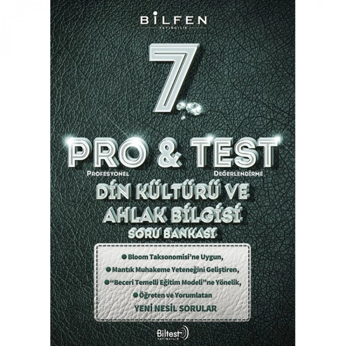 BİLFEN 7. SINIF PRO&TEST DİN KÜLTÜRÜ VE AHLAK BİLGİSİ SORU BANKASI