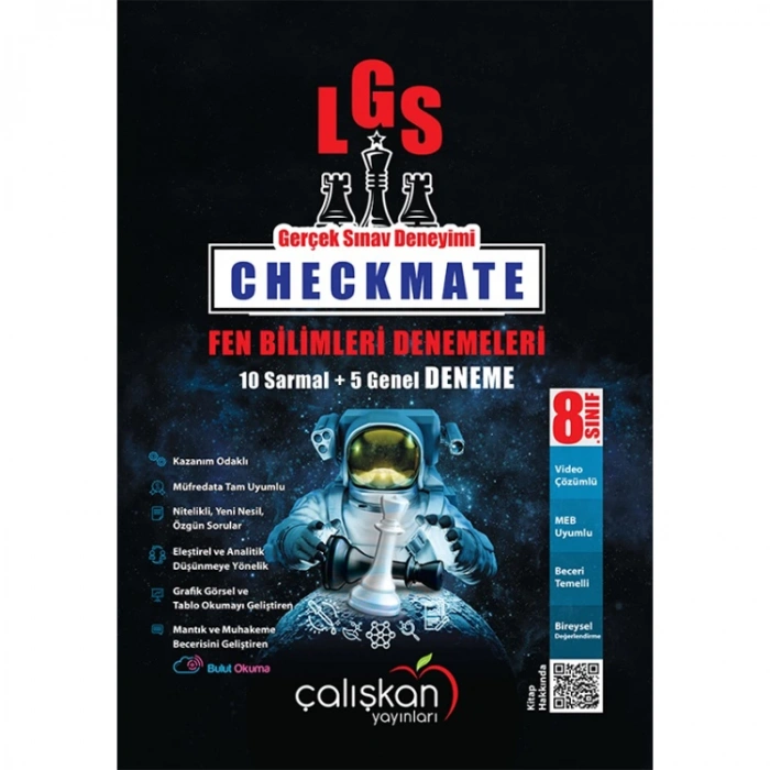 ÇALIŞKAN 8. SINIF CHECKMATE FEN BİLİMLERİ BRANŞ DENEMELERİ (10 SARMAL+5 GENEL)