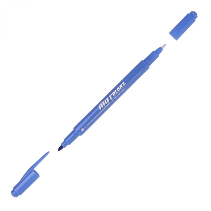 MY COLOR 2 ÇİFT UÇLU KEÇELİ KALEM MAVİ