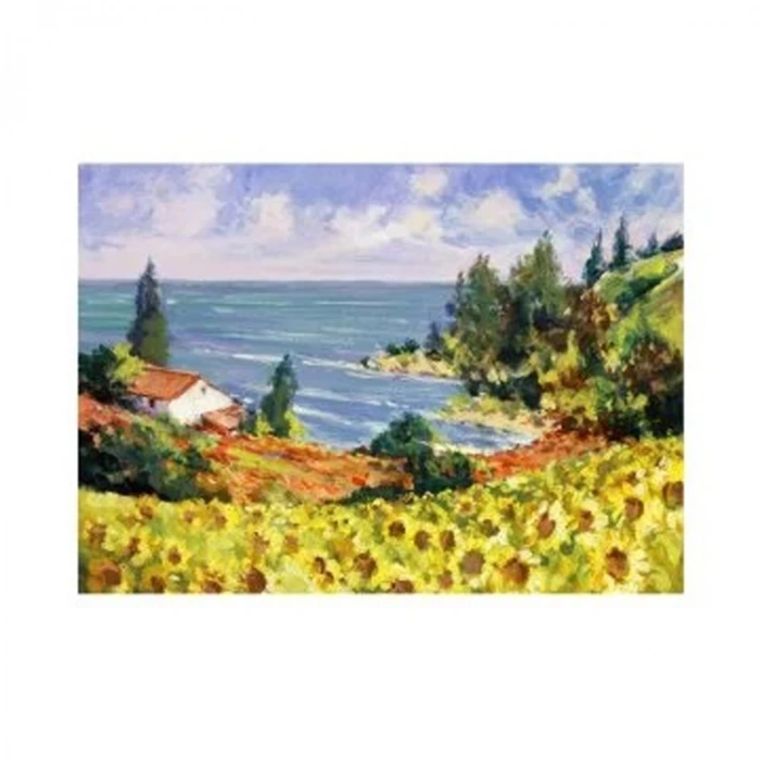 KESKİN 34x49 500 PARÇA PUZZLE/YAPBOZ AYÇİÇEK TARLASI