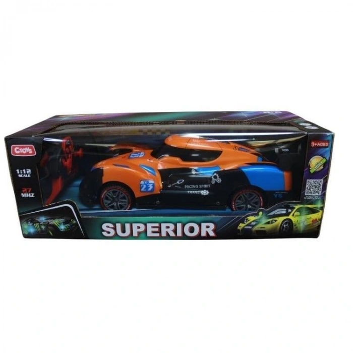 CTOY-YQ070-1A UZAKTAN KUMANDALI IŞIKLI YARIŞ ARABASI 1:12 3+