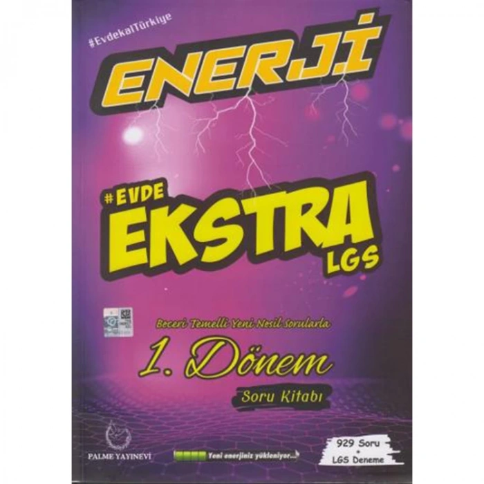 PALME 8. SINIF LGS ENERJİ 1. DÖNEM EVDE EKSTRA SORU KİTABI