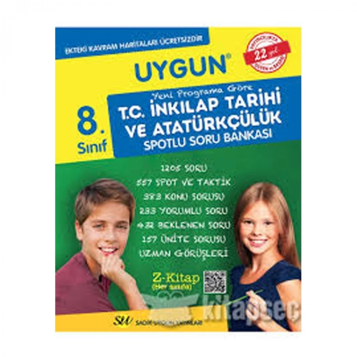 SADIK UYGUN YAYINLARI 8. SINIF T.C. İNKILAP TARİHİ VE ATATÜRKÇÜLÜK SORU BANKASI