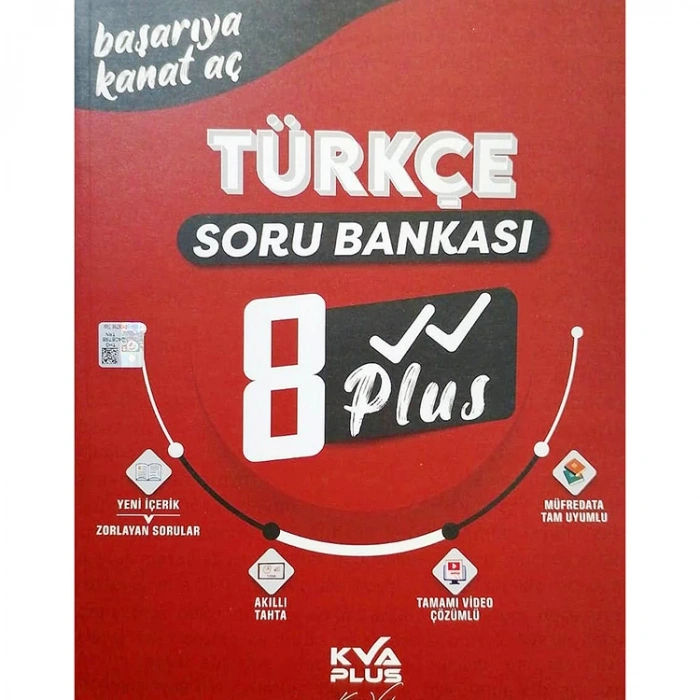 KORAY VAROL AKADEMİ 8. SINIF LGS PLUS SERİSİ TÜRKÇE SORU BANKASI