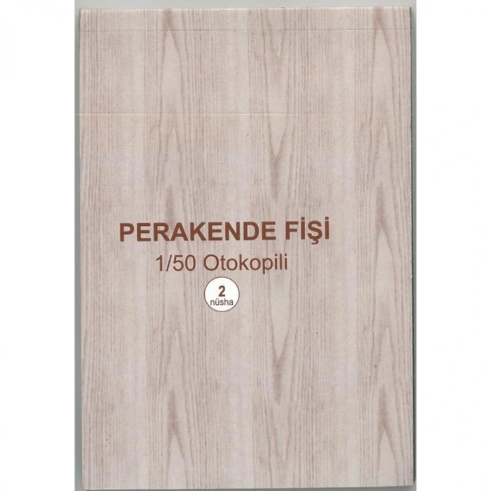DİLMAN PERAKENDE SATIŞ FİŞİ OTOKOPİLİ 1/50 2 NÜSHA