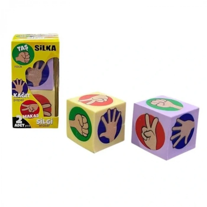 SİLKA ART.1039 TAŞ KAĞIT MAKAS SİLGİ